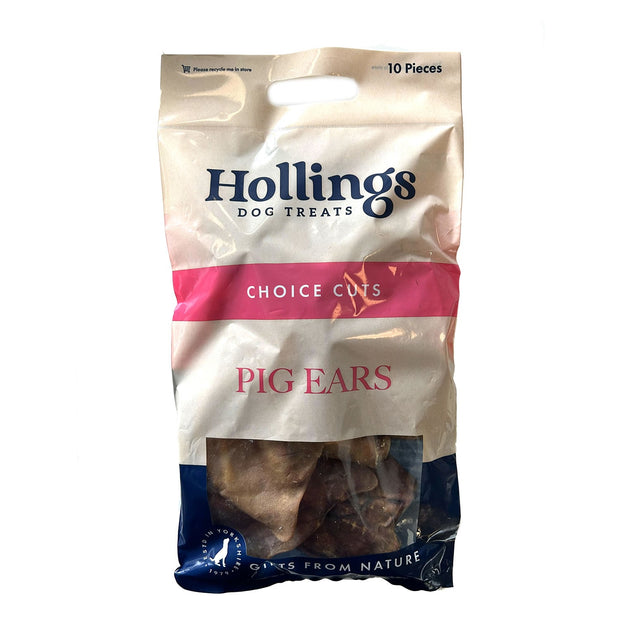Hollings Dog Treat 5 x 10 Pack Hollings Pigs Ears