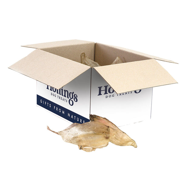 Hollings Dog Treat Hollings Cow Ears 50Pack