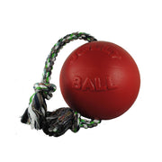 Horsemen's Pride Dog Toy 4.5" / Red Jolly Pets Romp-N-Roll Jolly Ball