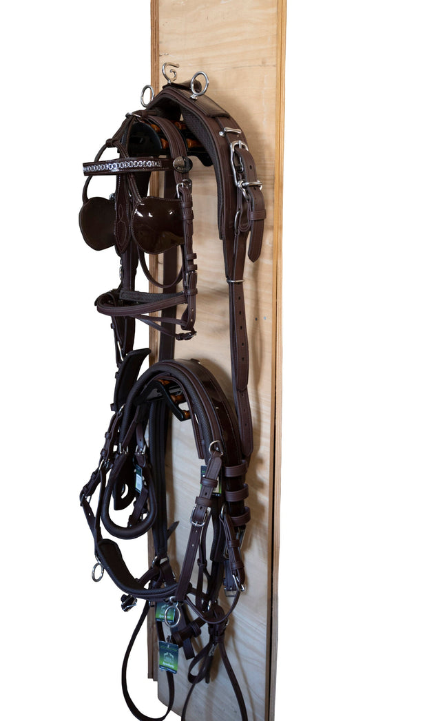 Ideal Driving Harness Harness Rack Set Royal