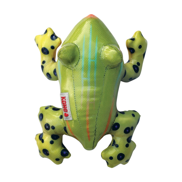 Kong Dog Toy Kong Shieldz Tropics Frog Dog Toy