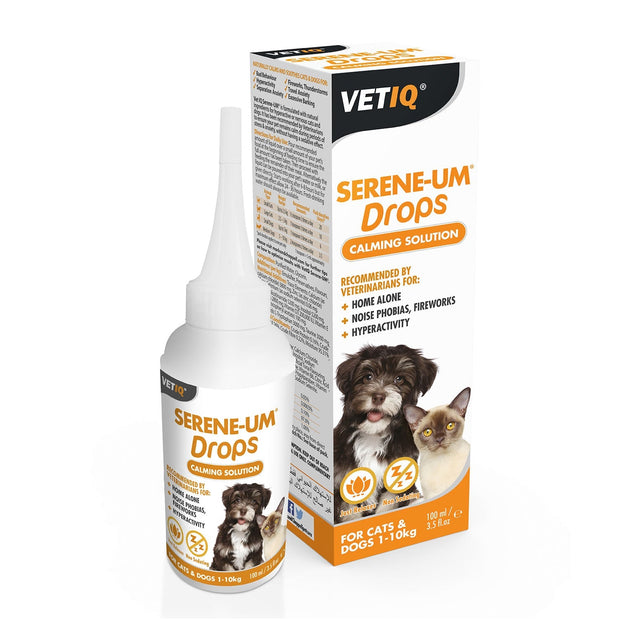 Mark & Chappell Dog Treatments Vetiq Serene-Um Drops Calming Solution For Cats & Dogs