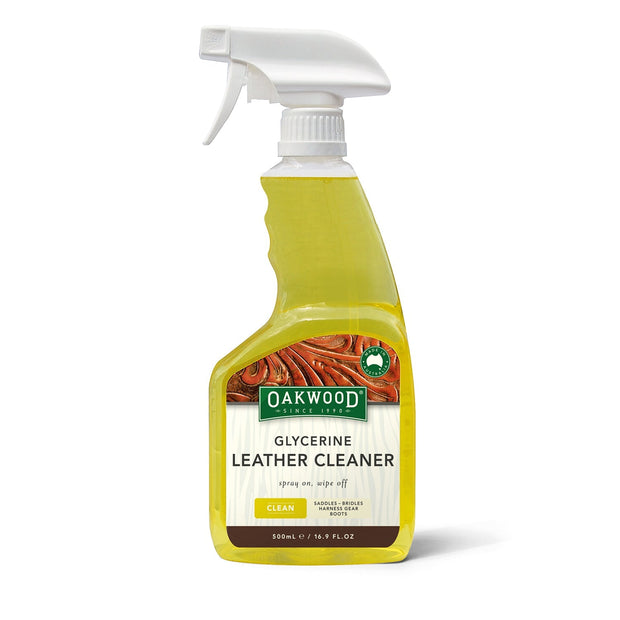Oakwood Tack Cleaning Oakwood Glycerine Leather Cleaner Spray
