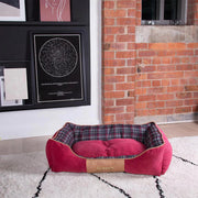 Scruffs Dog Bed Scruffs Highland Box Dog Bed Red