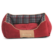 Scruffs Dog Bed Small Scruffs Highland Box Dog Bed Red