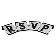 Stubbs RSVP Stubbs Screw On Steel Plates Letters