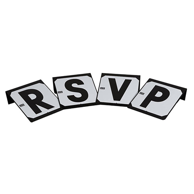 Stubbs RSVP Stubbs Screw On Steel Plates Letters