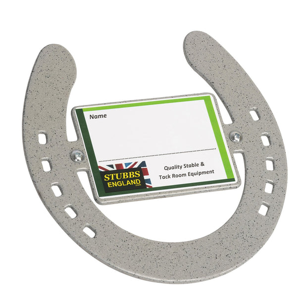Stubbs Silver Stubbs Horseshoe Name Plate