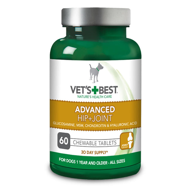 Vets Best Dog Supplements Vets Best Advanced Hip & Joints Tablets for Dogs