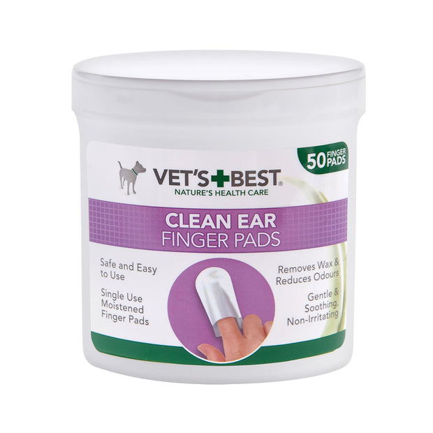 Vets Best Dog Treatments Vets Best Clean Ear Finger Pads