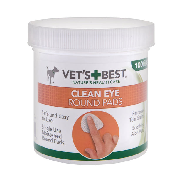 Vets Best Dog Treatments Vets Best Clean Eye Round Pads