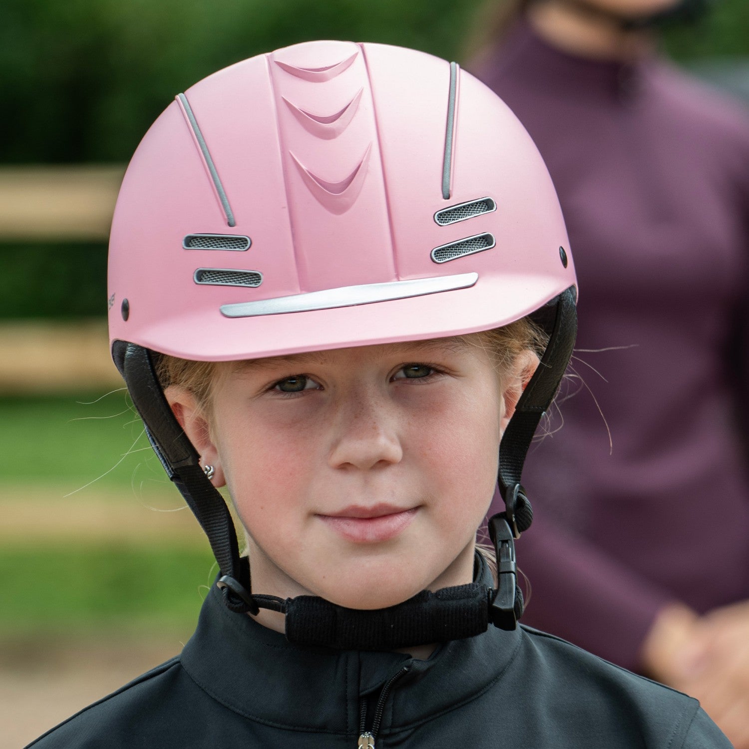 Whitaker Club Young Rider Helmet Pink/Silver from Whitaker – Riding ...