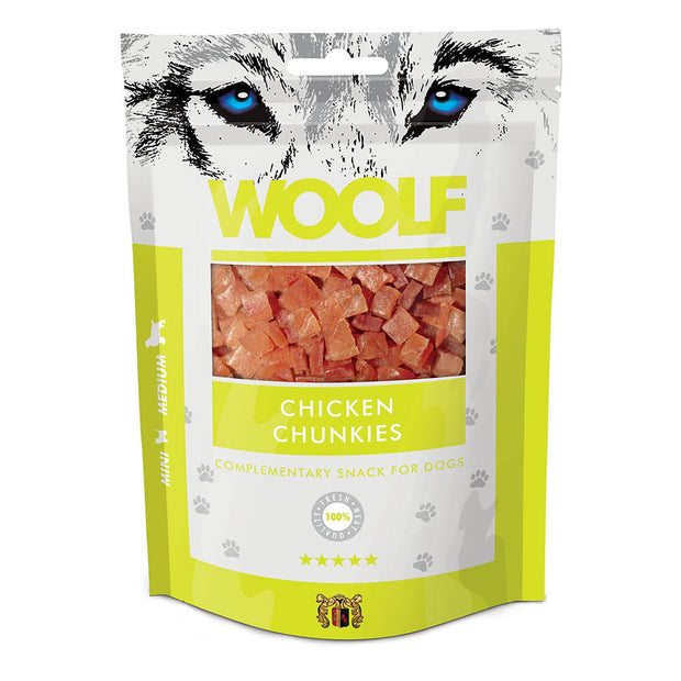 Woolf Dog Treat Chicken Woolf Chunkies Dog Treats