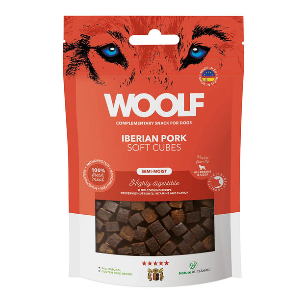 Woolf Dog Treat Pork Woolf Soft Cubes