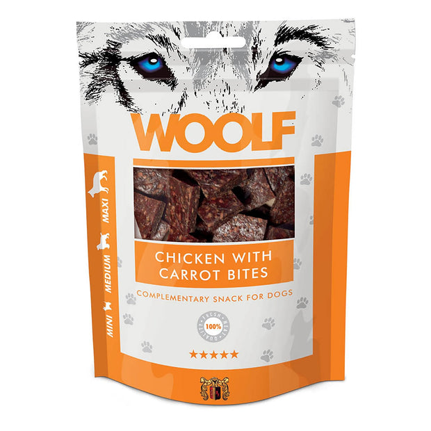 Woolf Dog Treat Woolf Chicken with Carrot Bites Dog Treats