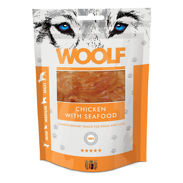 Woolf Dog Treat Woolf Chicken with Seafood Dog Treats