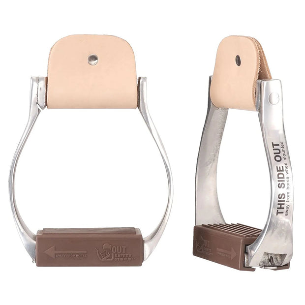 Zilco Stirrups 2.5" Tough1 Youth EZ Out Safety Stirrup