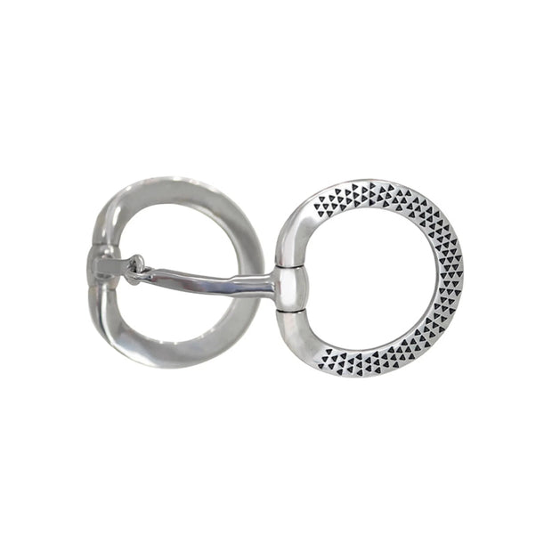 Zilco Bit Black Rasp Eggbutt Snaffle Bit
