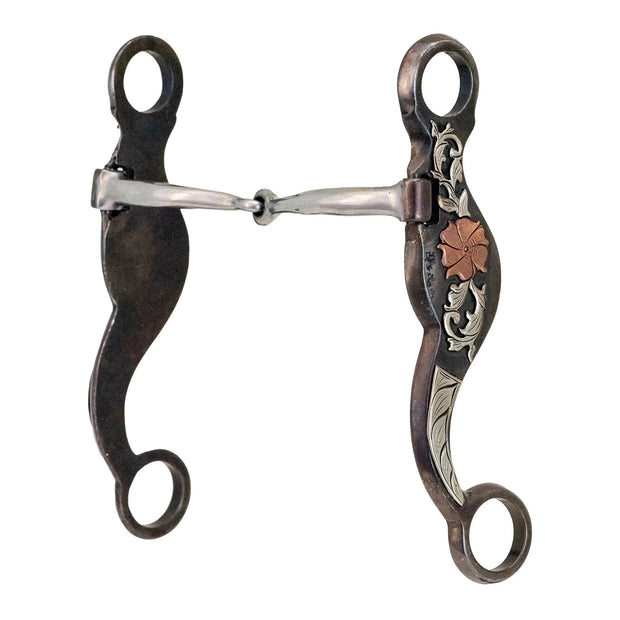 Zilco Bit Desert Rose Shank Snaffle Bit