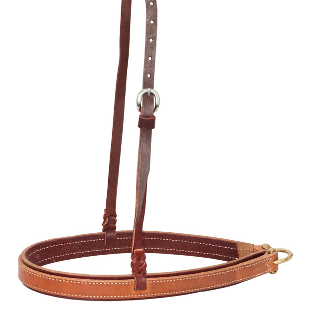 Zilco Bridle Harness Leather Overlay Noseband
