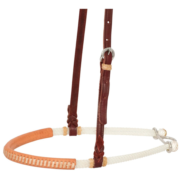 Zilco Bridle Leather Covered Double Rope Noseband
