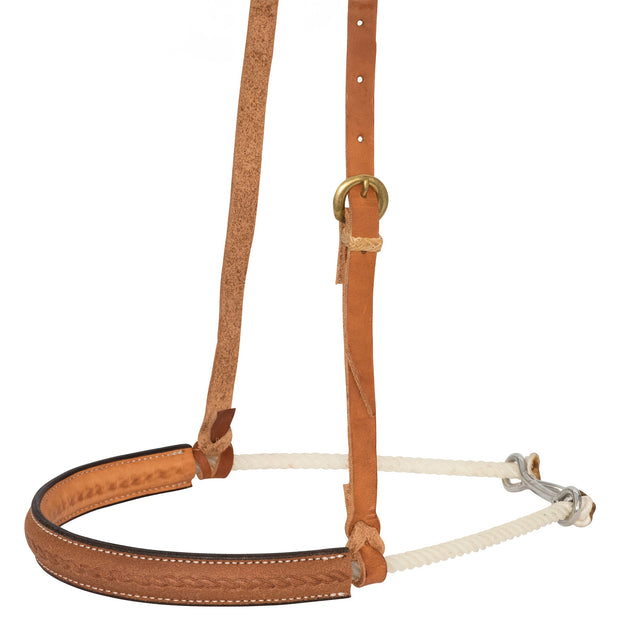 Zilco Bridle Leather Covered Rope Noseband