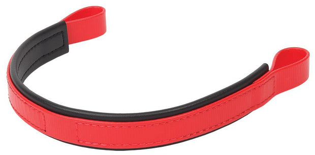 Zilco Pony / Red Zilco Driving Bridle Browband CLEARANCE