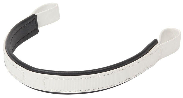 Zilco Pony / White Zilco Driving Bridle Browband CLEARANCE
