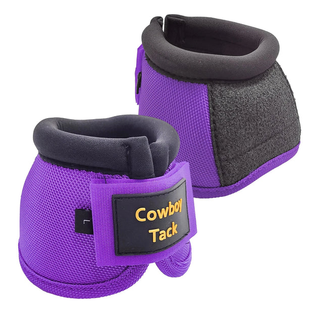 Zilco Horse Boots Purple / Medium Cowboy Tack No Turn Bell Boots