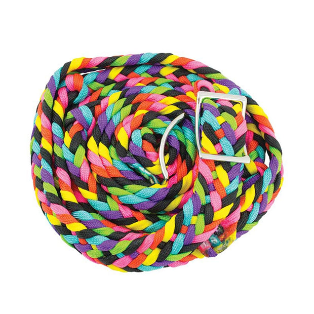 Zilco Reins Rainbow Braided Barrel Reins