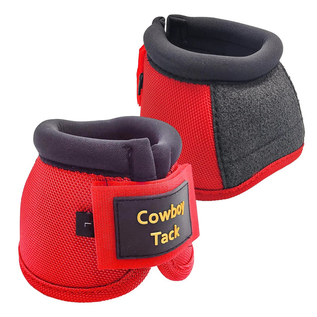 Zilco Horse Boots Red / Medium Cowboy Tack No Turn Bell Boots