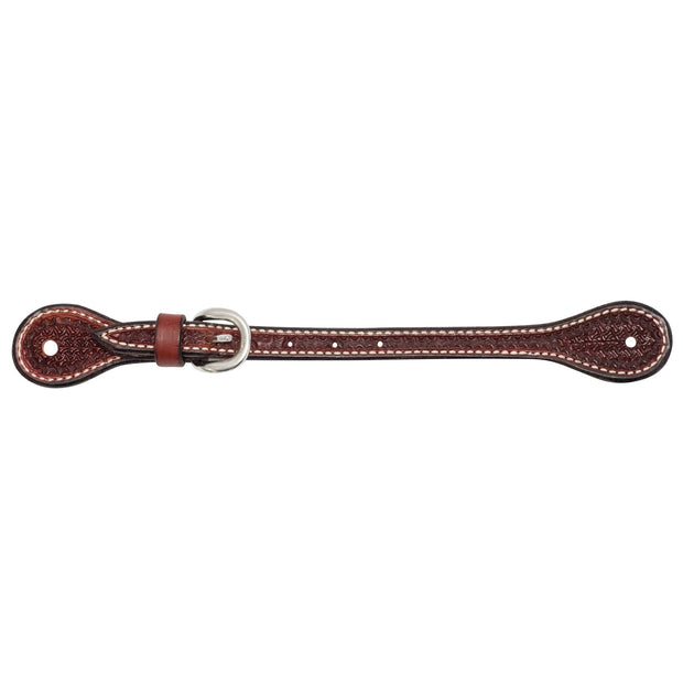 Zilco Spurs Rosewood Spider Stamp Unisex Spur Straps