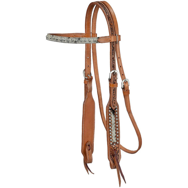Zilco Bridle Royal King Longhorn Browband Headstall