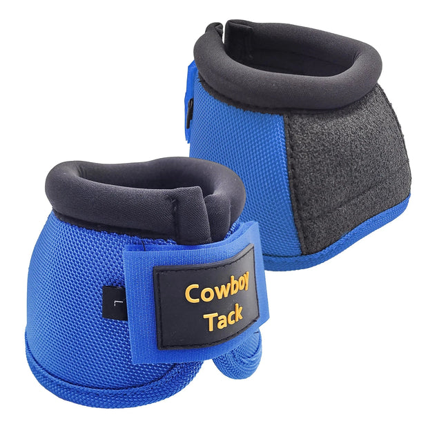Zilco Horse Boots Royal / Medium Cowboy Tack No Turn Bell Boots