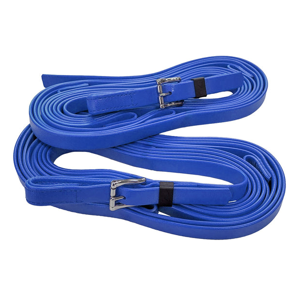 Zilco Driving Reins Royal Zilco Plain 4 Loop Reins (4.4Mtr) - (ladder reins)