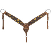 Zilco Breastplate Silver Royal Sunflower Breastcollar