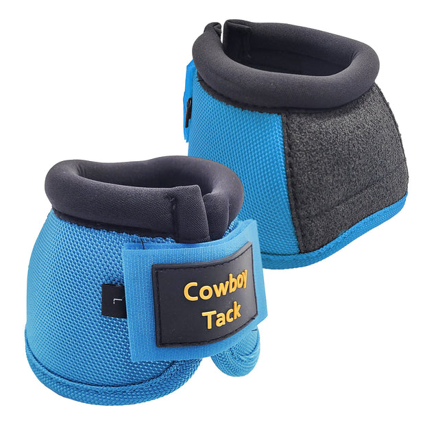 Zilco Horse Boots Turquoise / Medium Cowboy Tack No Turn Bell Boots