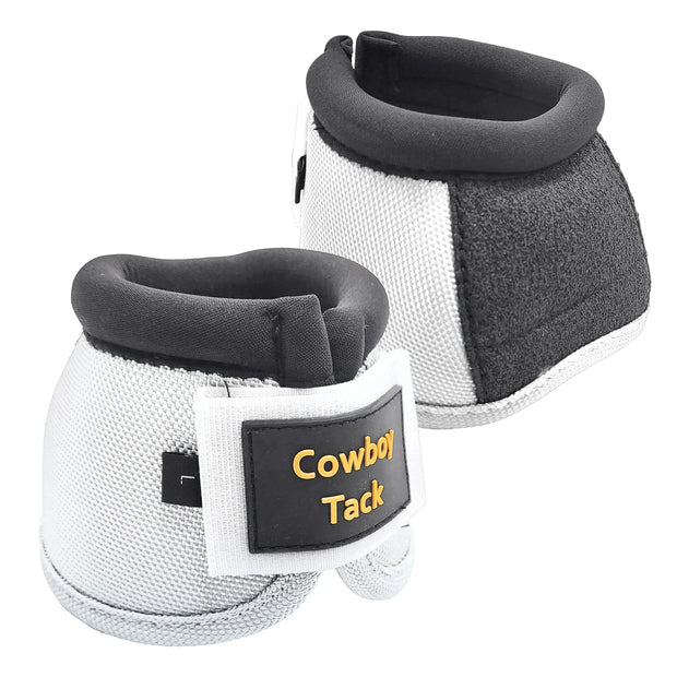 Zilco Horse Boots White / Medium Cowboy Tack No Turn Bell Boots