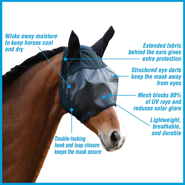 Absorbine Fly Mask Absorbine Ultrashield Fly Mask With Ears