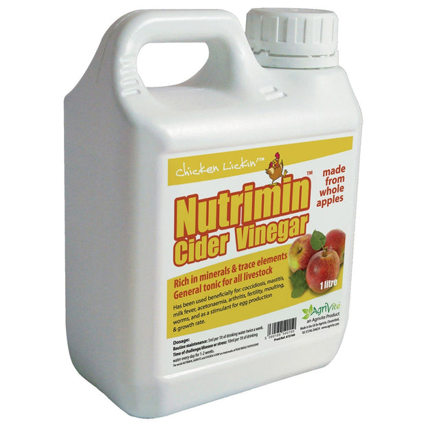 Agrivite 1 Lt Agrivite Chicken Lickin Nutrimin Cider Vinegar