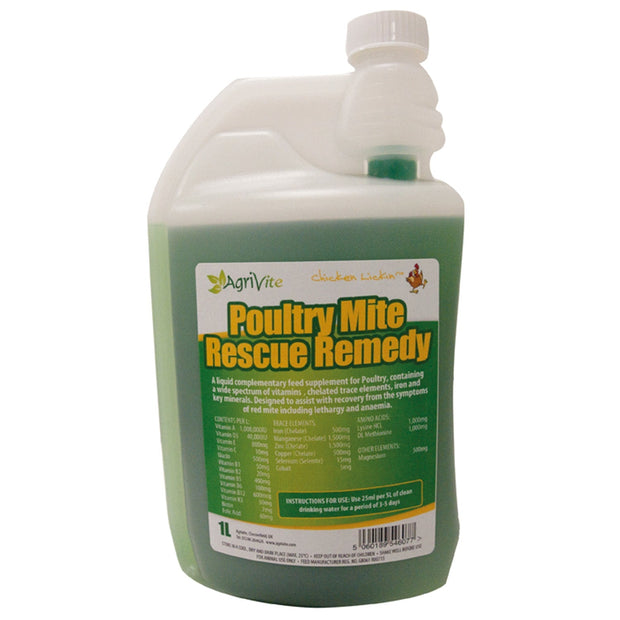 Agrivite 1 Lt Agrivite Poultry Mite Rescue Remedy