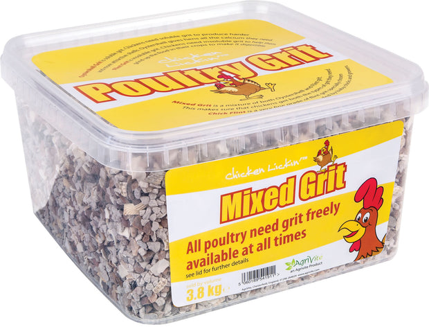 Agrivite Chicken Feed 3.8Kg Agrivite Chicken Lickin Mixed Poultry Grit