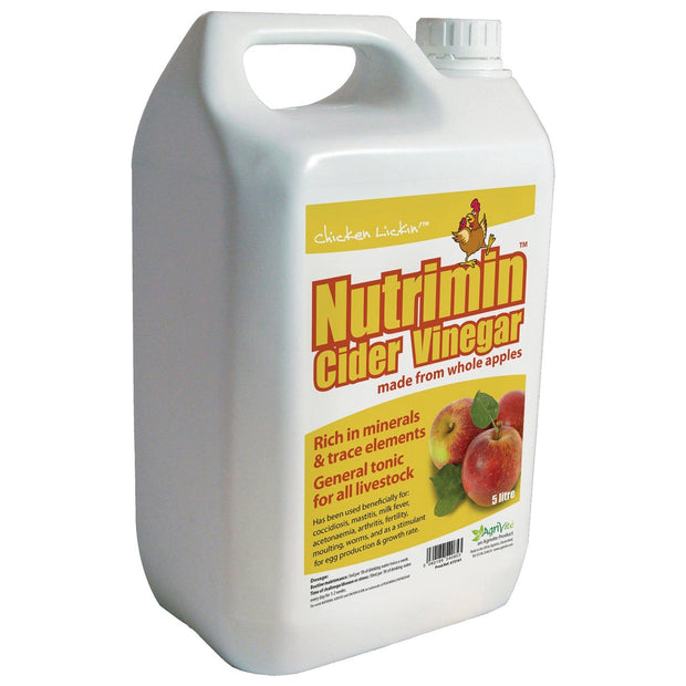 Agrivite 5 Lt Agrivite Chicken Lickin Nutrimin Cider Vinegar