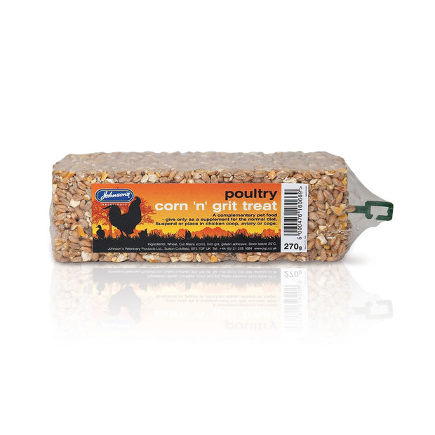 Agrivite Chicken Feed Johnson's Veterinary Poultry Corn 'N' Grit Treat