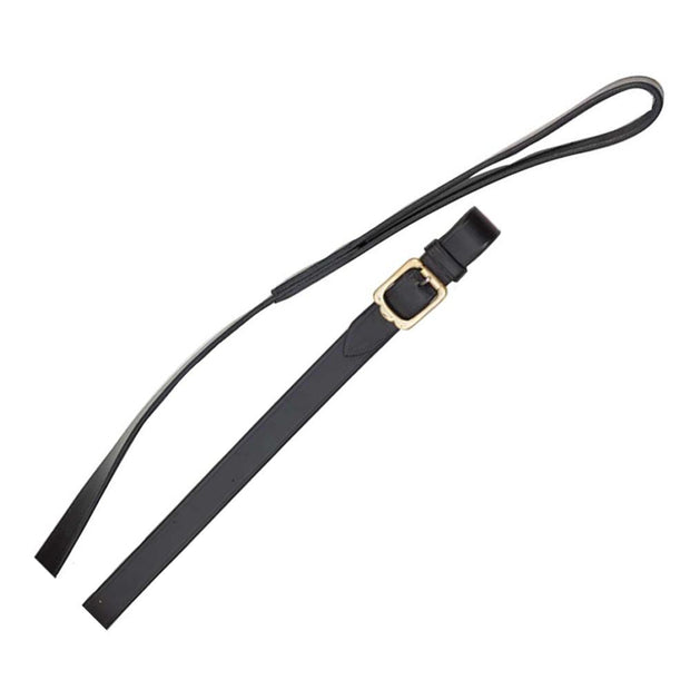 Aintree Lead Rope Black Aintree Leather Lead Brass Buckle