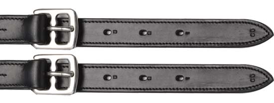 Aintree Black Aintree Stitched Stirrup Leathers