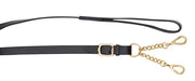 Aintree Lead Rope Leather Lead - Brass Walsall Small