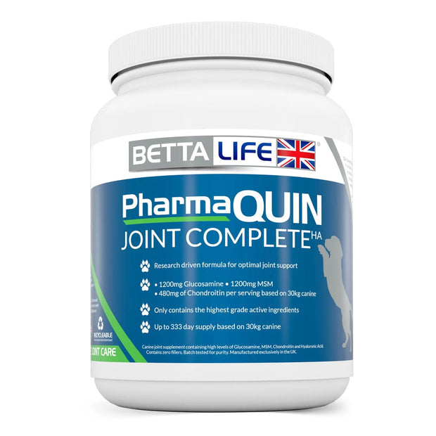 BettaLife Dog Supplements 1kg Bettalife Pharmaquin Joint Complete Ha Canine