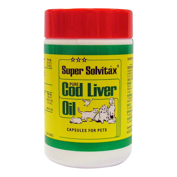 Bob Martin Supplements Super Solvitax Cod Liver Oil Capsules