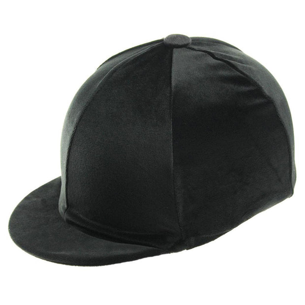 Capz Black Capz Plain Cap Cover Velour